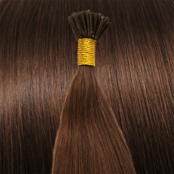 60 cm Cold Fusion hair extensions red brown 30# - | Fashiongirl