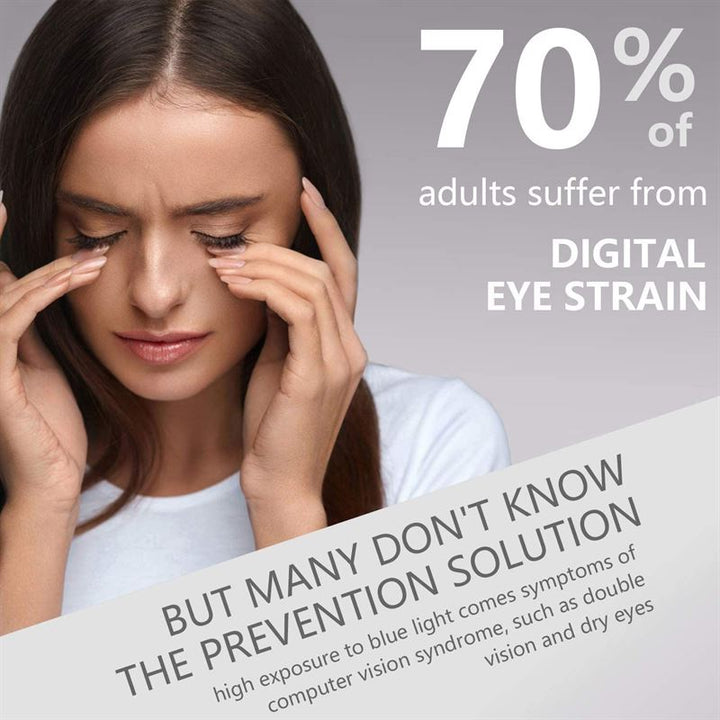 Blue Light glasses - Round shades, Crystal - style 1 - | Fashiongirl