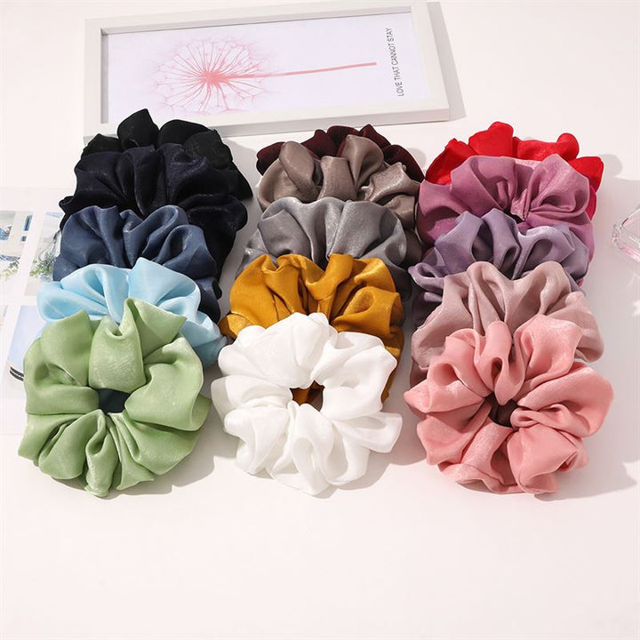 Chris Rubin Aris XL Scrunchie - Crepe Pink - Hair Accessories