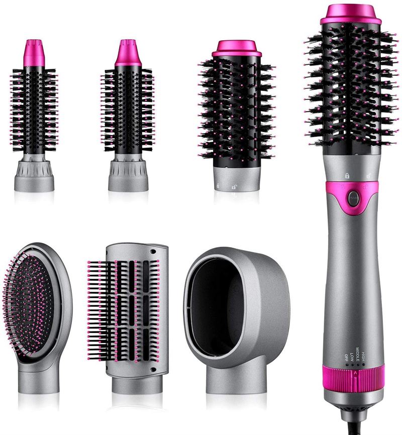 Hot Airstyler - multistyler, 5 - in - 1 set - For curls, waves, straighten, brush & dry hair - | Fashiongirl