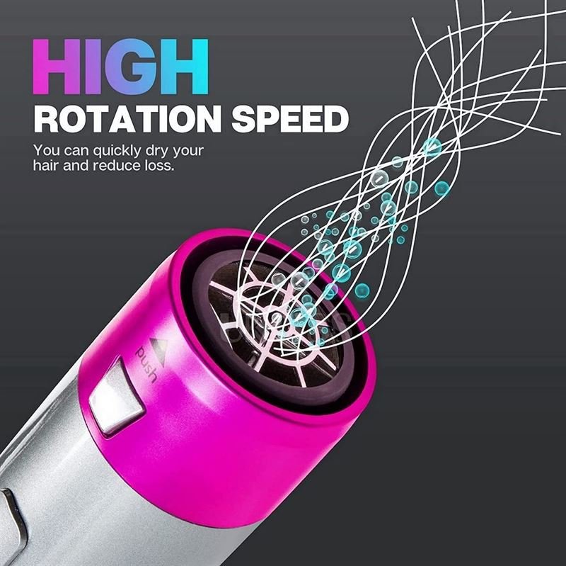Hot Airstyler - multistyler, 5 - in - 1 set - For curls, waves, straighten, brush & dry hair - | Fashiongirl