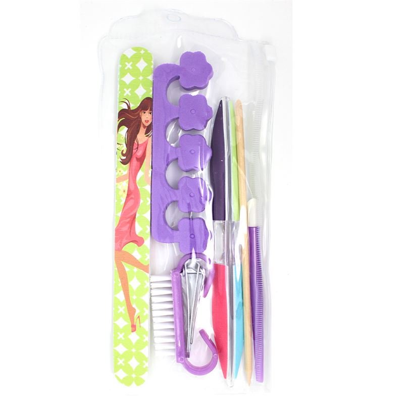 Manicure & Pedicure Set - 7 pieces - | Fashiongirl