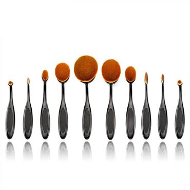 Mermaid Oval Brushes for makeup - 10 sets - | Fashiongirl