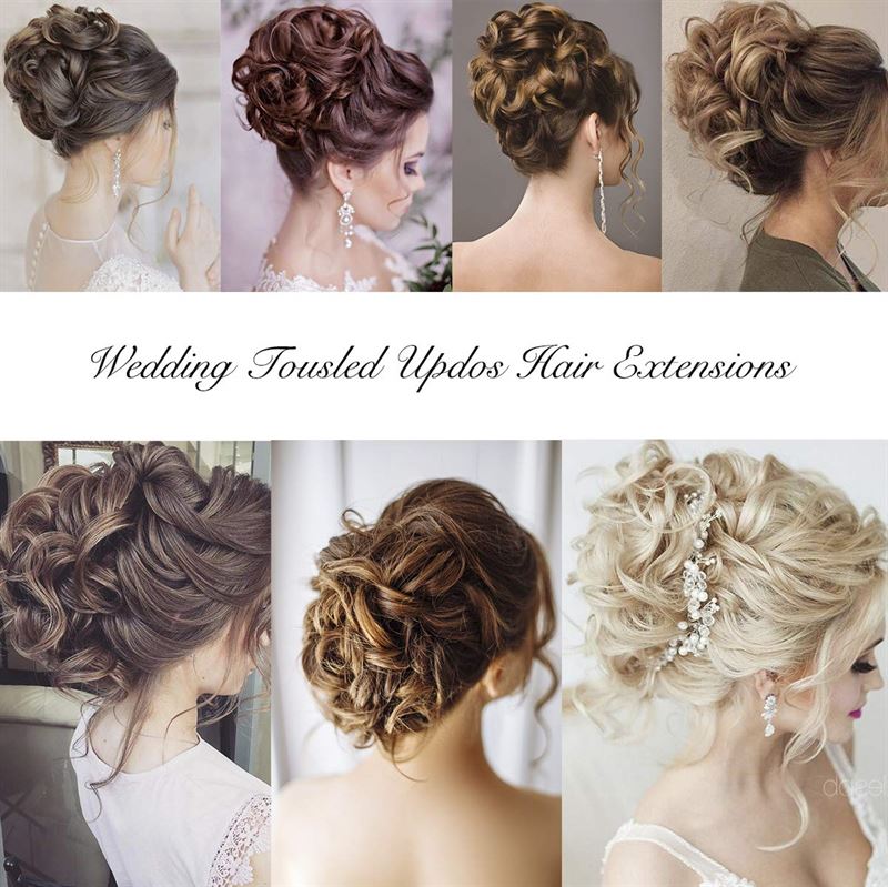 Messy Curly Hair for bun #4/30 - Light Brown - Hair Accessories | Fashiongirl
