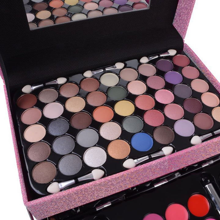 Miss Young Makeup Kit in Box - Pink Holographic (MC1205) - | Fashiongirl