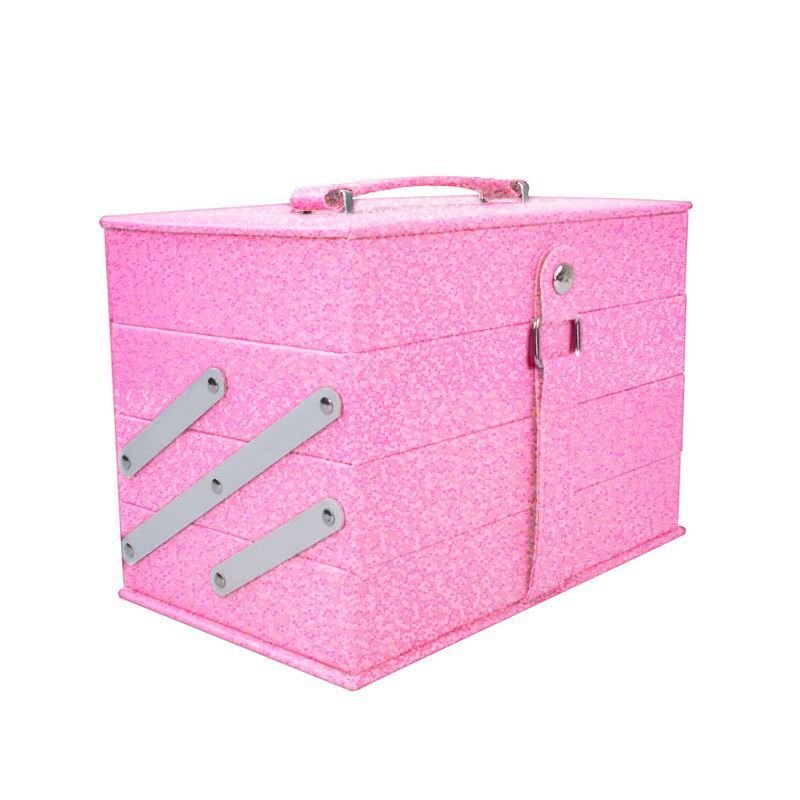 Miss Young Makeup Kit in Box - Pink Holographic (MC1205) - | Fashiongirl