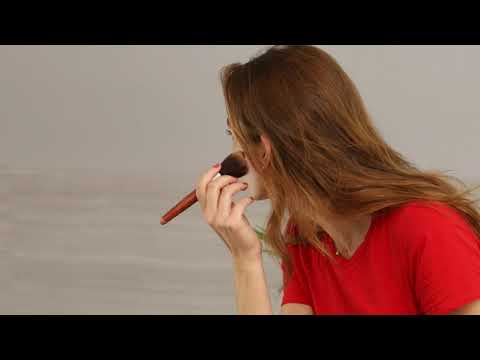 Miroir de maquillage Hollywood UNIQ XL avec 6 ampoules LED et fonction tactile - Blanc