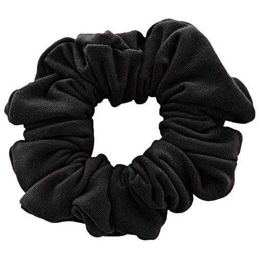 Scrunchie - Velour & elastic - Black - Hair Accessories