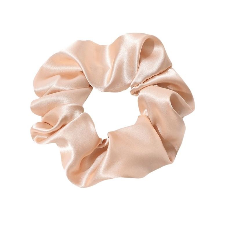 SOHO Satin Scrunchie - Beige - Hair Accessories