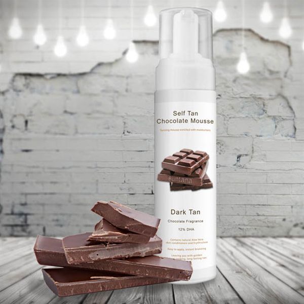 Spray tan Chocolate Mousse 200ml. Dark tan - | Fashiongirl