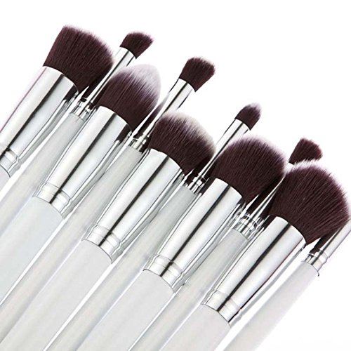 Technique PRO Makeup Brushes, Silver edition - 10 pcs -