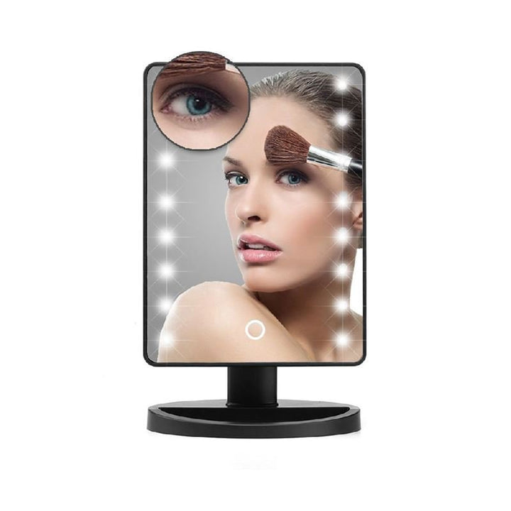 UNIQ Hollywood Makeup Mirror with light and 10x magnifying mirror - | Fashiongirl