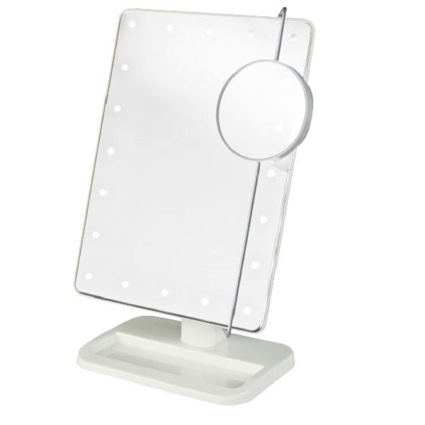 UNIQ Hollywood Makeup Mirror with light, White - LED Mirror 10X - | Fashiongirl