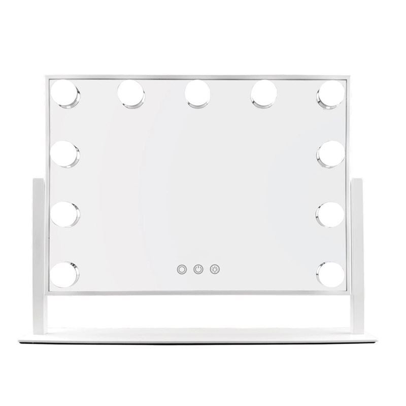 UNIQ Paris Make - up mirror with 11 LED bulbs - White - | Fashiongirl