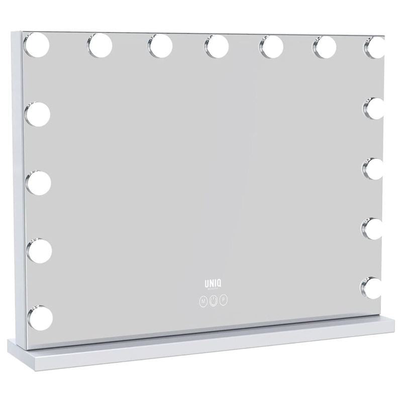UNIQ XL Miroir Hollywood de Luxe avec 15 Ampoules LED