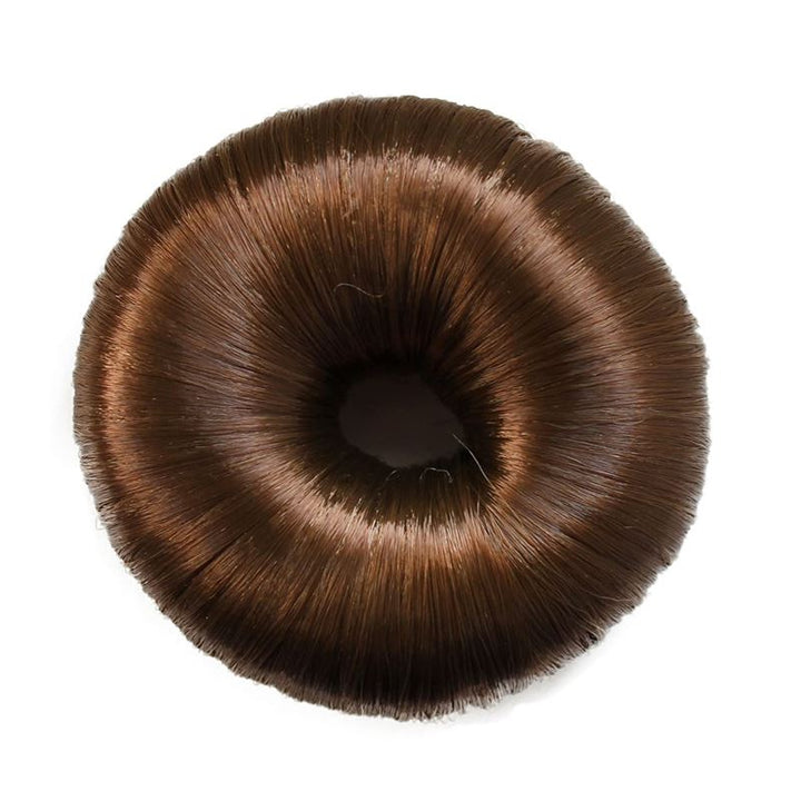 4 cm hair donut w/ artificial hair in multiple colours - Fashiongirl