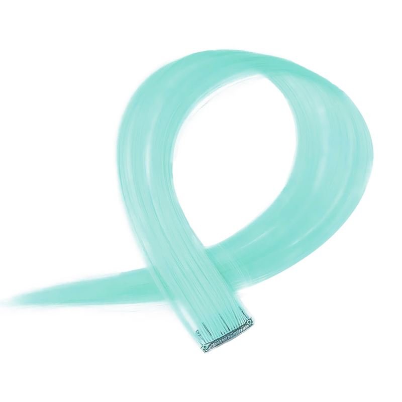 Aqua, 50 cm - Crazy Colour Clip On - Fashiongirl