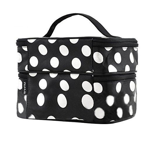 AVERY Dots Double toiletry bag - Fashiongirl