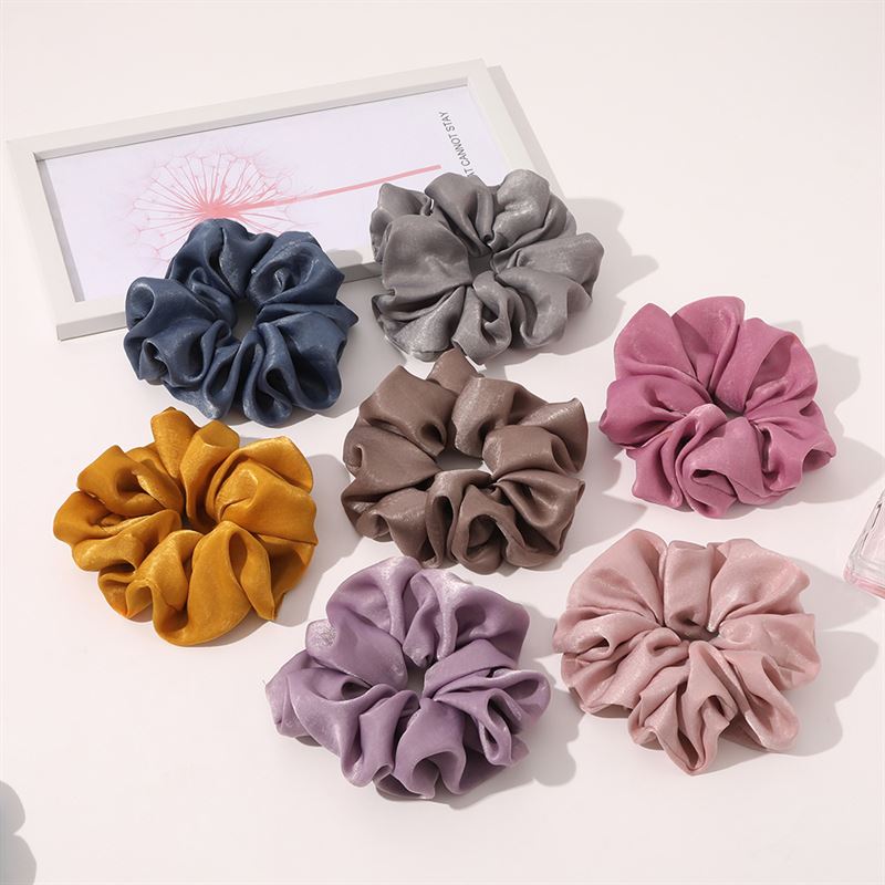 Chris Rubin Aris XL Scrunchie - Crepe Pink - Hair Accessories