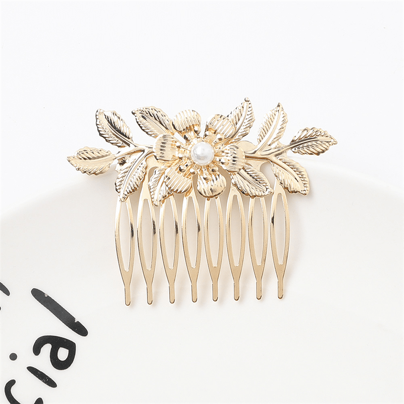 Chris Rubin Flower Hair Comb - | Fashiongirl