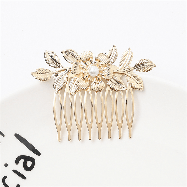 Chris Rubin Flower Hair Comb - | Fashiongirl