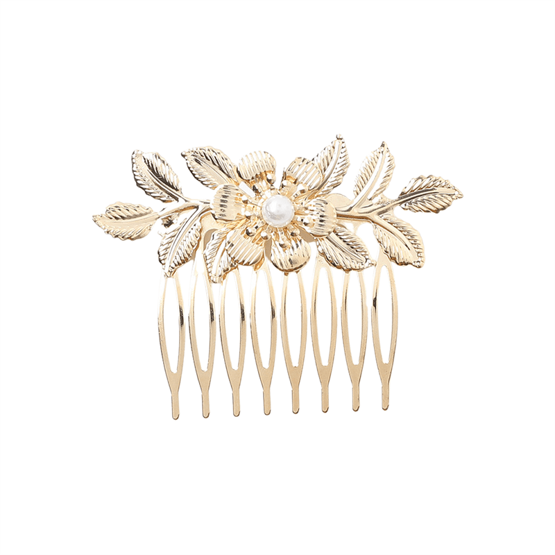 Chris Rubin Flower Hair Comb - | Fashiongirl
