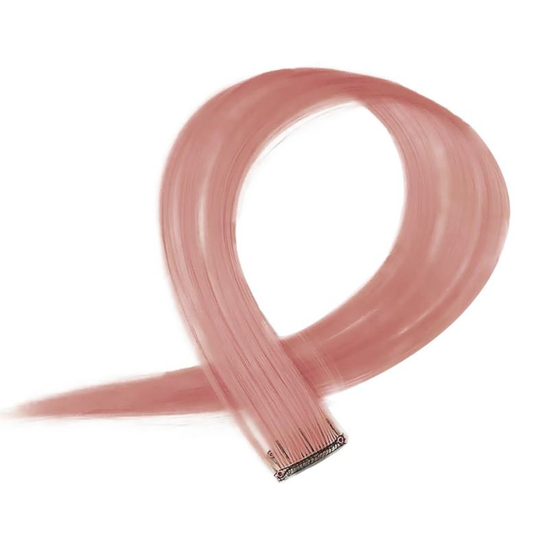 Dusty Pink, 50 cm - Crazy Colour Clip On - Fashiongirl