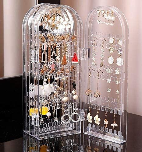 Earring Stand - Jewellery stand for earrings &amp; necklaces - 4 sides - | Fashiongirl