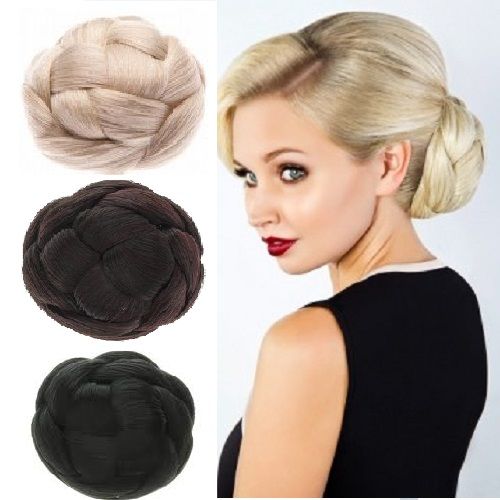 Faux Hair Donut twisted Hair fl colours - Fashiongirl