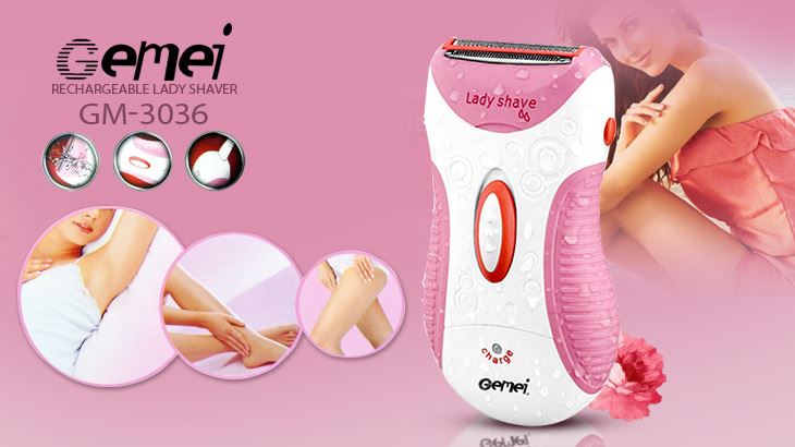 Gemei Lady Shaver GM - 3036 - Fashiongirl