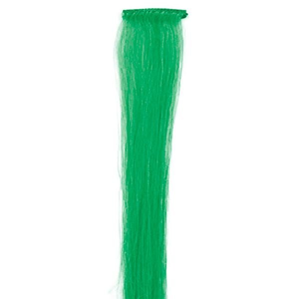 Green, 50 cm - Crazy Colour Clip On - Fashiongirl