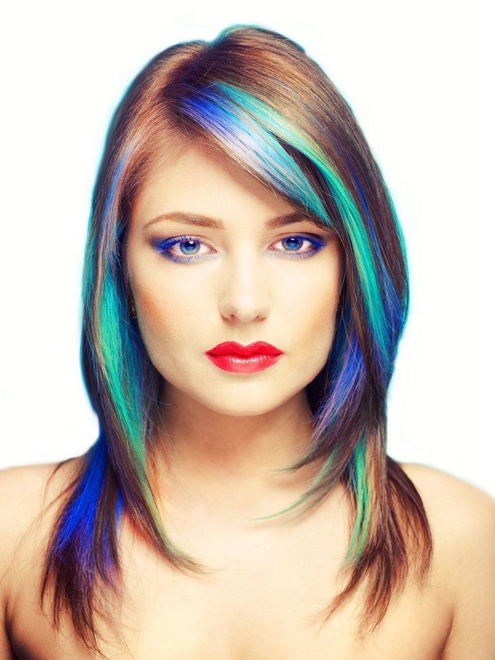 Hair Chalk pack with 6 hair chalks / hair crayons - Fashiongirl