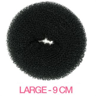 Hair Donut - Black - 9 cm - Fashiongirl