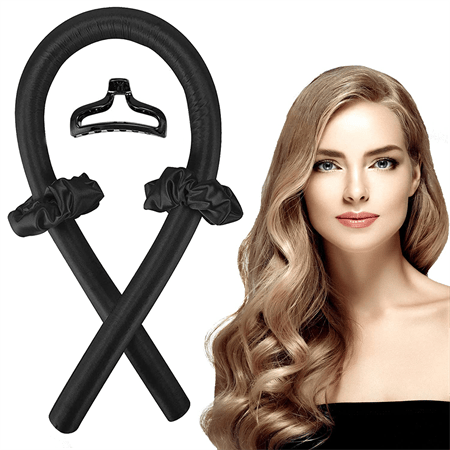 Heatless Hair Curlers - Get beautiful curls without heat - Black - Fashiongirl