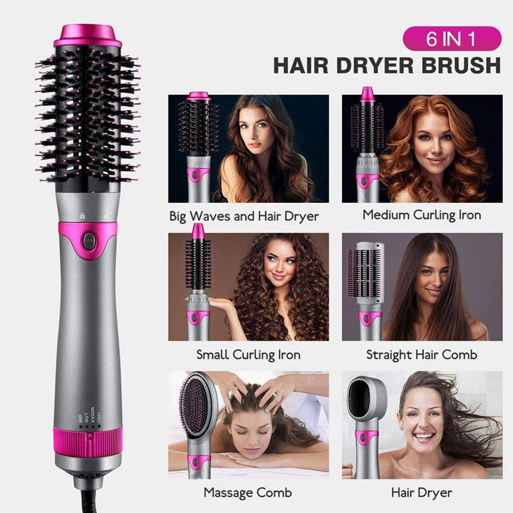 Hot Airstyler - multistyler, 5 - in - 1 set - For curls, waves, straighten, brush &amp; dry hair - Fashiongirl