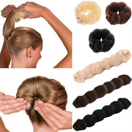 Hot Buns - Hair Donut 16 cm fl colours - Fashiongirl