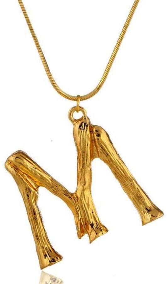 Letter necklace - Bamboo fl. variants - Fashiongirl