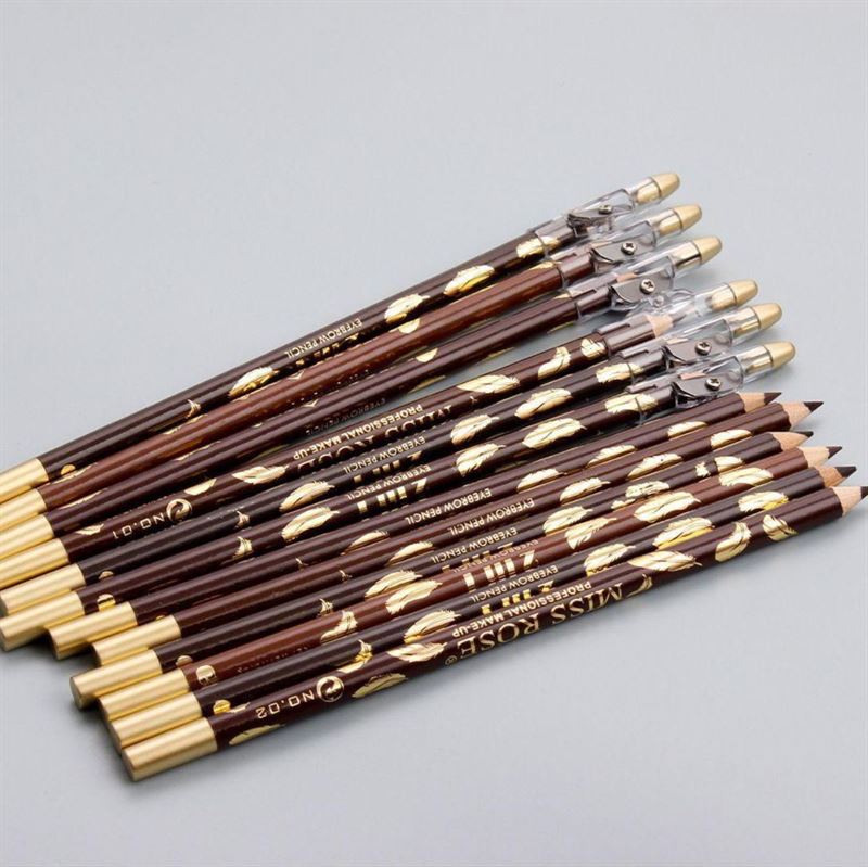 Miss Rose Eyebrow Pencil / Eyebrow Brush - No. 2 Brown - Fashiongirl