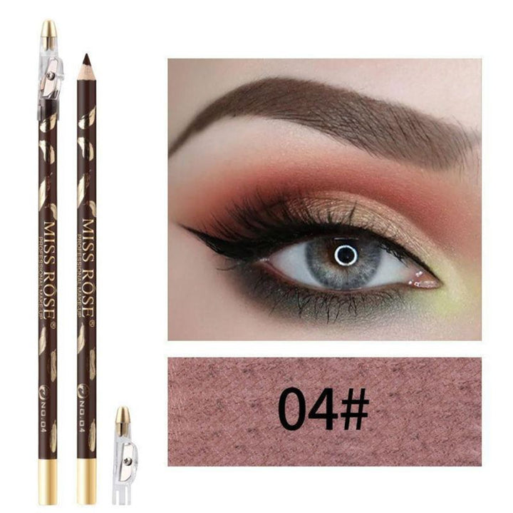 Miss Rose Eyebrow Pencil / Eyebrow Brush - No. 4 Grey Brown - Fashiongirl