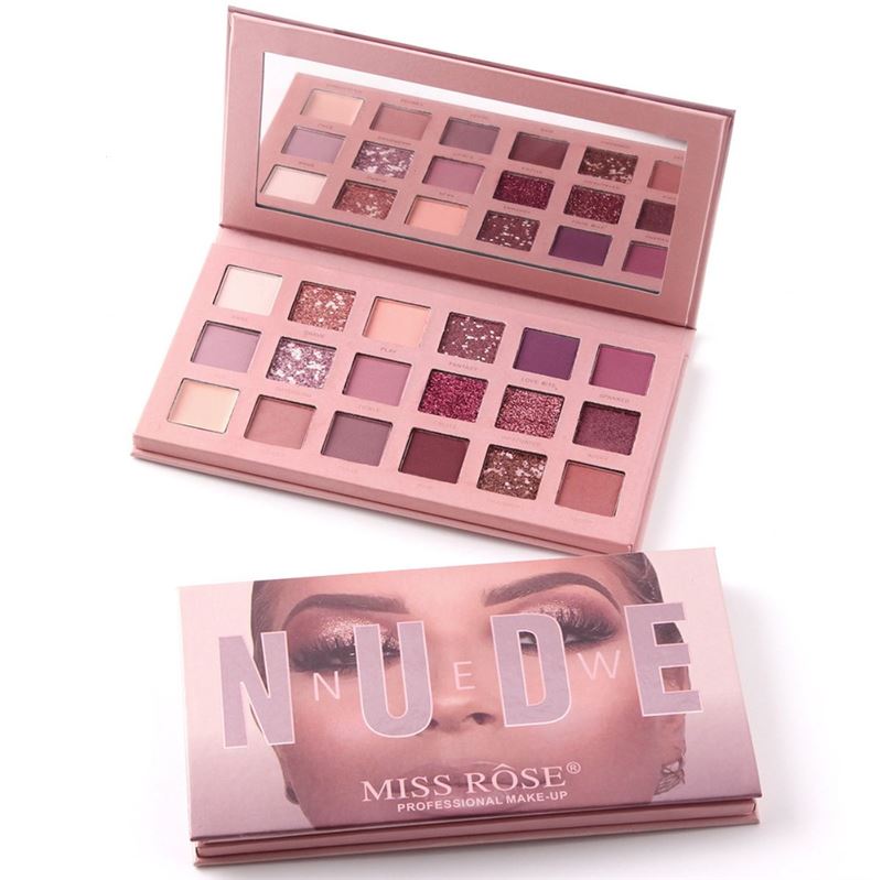 Miss Rose New Nude Eyeshadow Palette, Eyeshadow - Sunset desert - Fashiongirl