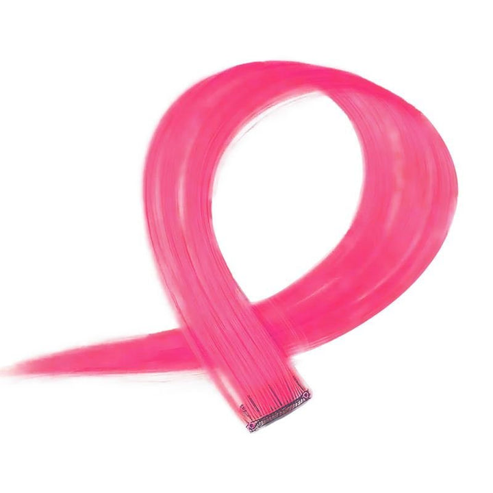 Pink, 50 cm - Crazy Colour Clip On - Fashiongirl