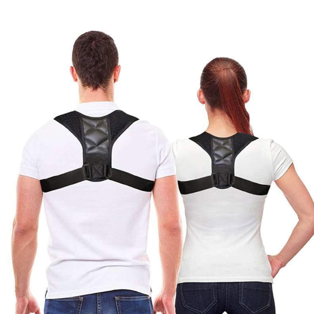 Posture support for back &amp; shoulder | Posture 2.0 Posture corrector band, black - Fashiongirl