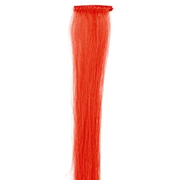 Red, 50 cm - Crazy Colour Clip On - Fashiongirl