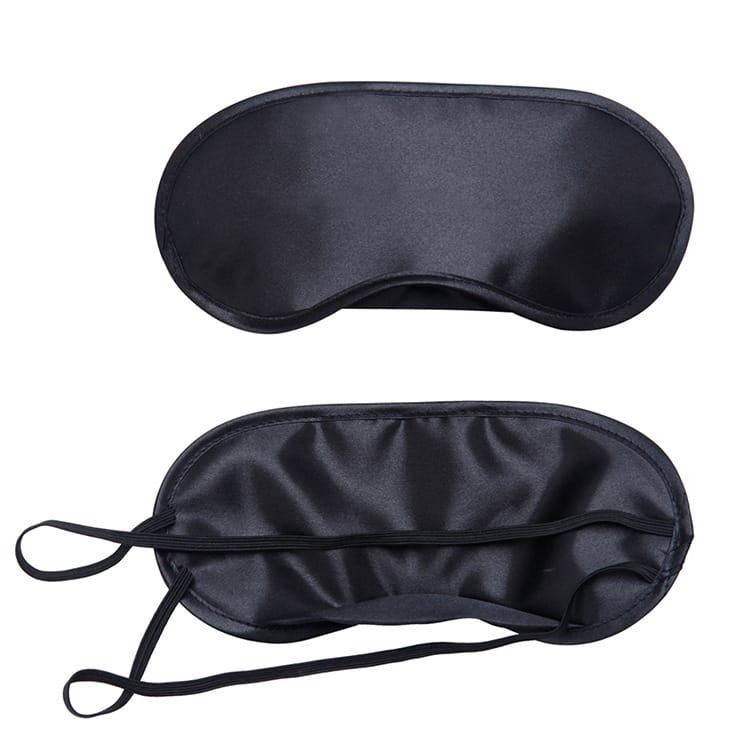 Satin Sleeping Mask - Classic Comfort, Black - Fashiongirl