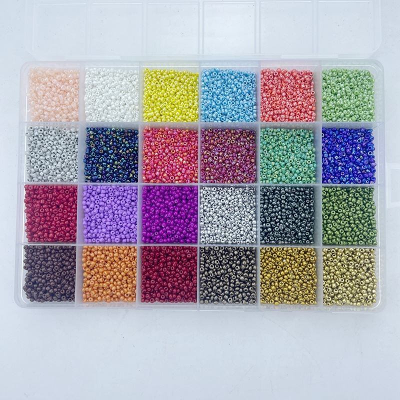 Seed / Rocailles Beads Kiera Kit - KREA DIY Jewellery Kit with different beads - 35000 pcs - Fashiongirl