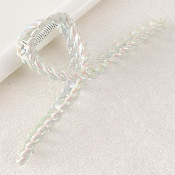 SOHO Caprina Hair Claw - White - Hair Accessories