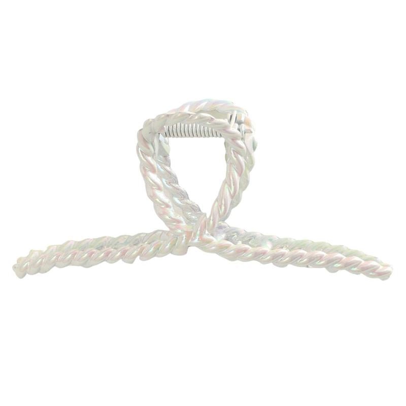 SOHO Caprina Hair Claw - White - Hair Accessories