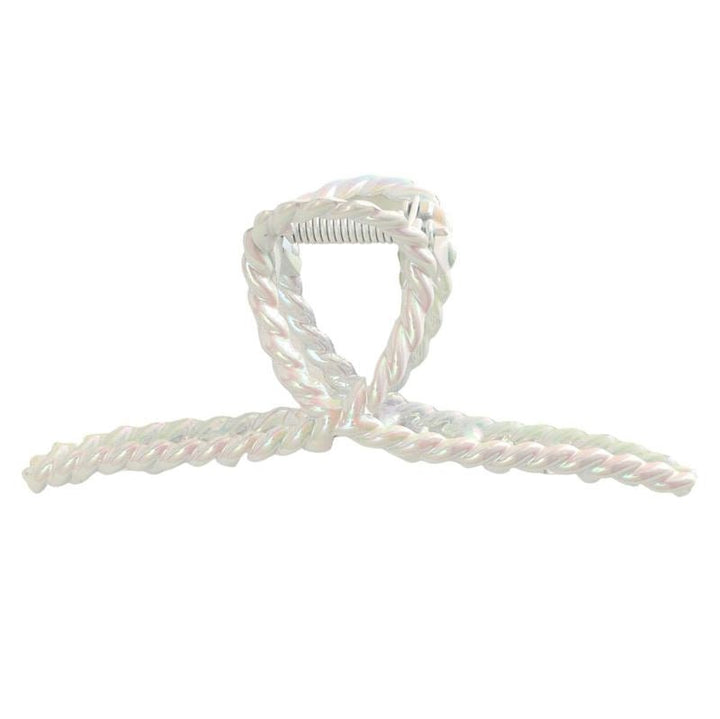 SOHO Caprina Hair Claw - White - Hair Accessories