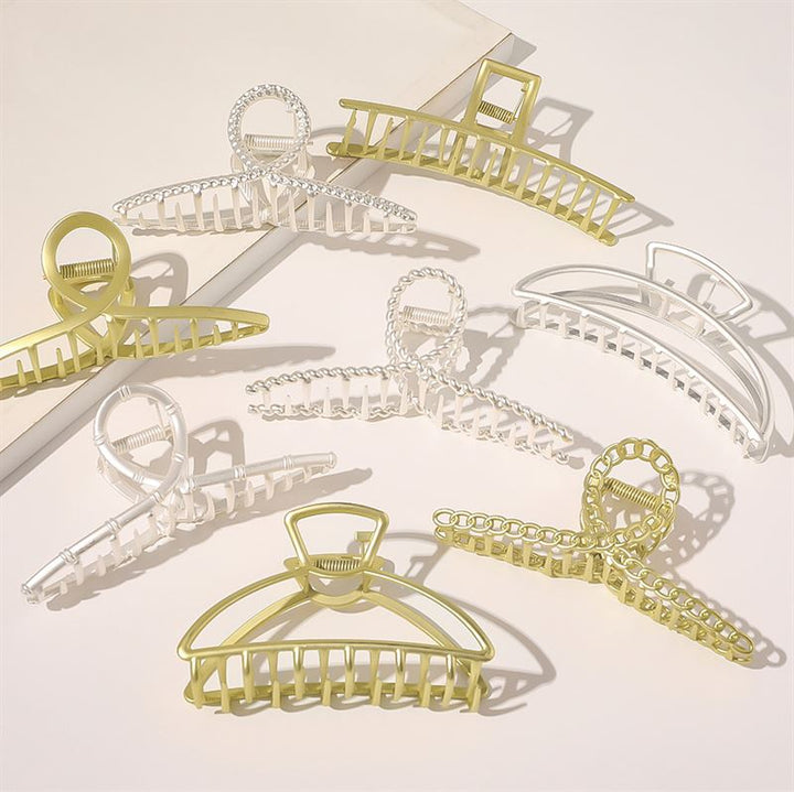 SOHO Enyn Hair Claw - Silver - Hair Accessories