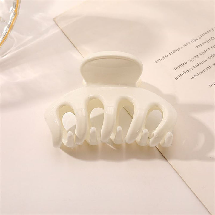SOHO Esta Hair Claw - White - Hair Accessories